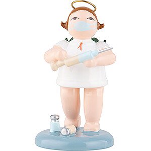 Angels Christmas Angels (Ellmann) Angel with Halo and Syringe - 6,5 cm / 2.6 inch