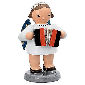 Angels Orchestra of Angels (KWO) Angel with Harmonika - 5 cm / 2 inch