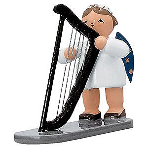 Angels Orchestra of Angels (KWO) Angel with Harp - 5 cm / 2 inch