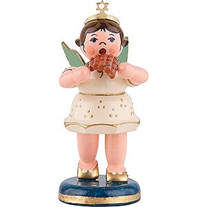 Angels Orchestra (Hubrig) Angel with Pan Flute - 6,5 cm / 2,5 inch