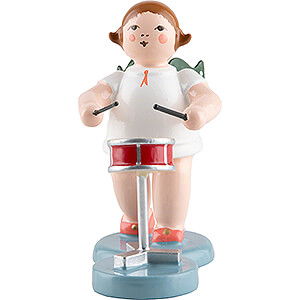 Angels Orchestra (Ellmann) Angel with Small Orchestral Drum - 6,5 cm / 2.6 inch