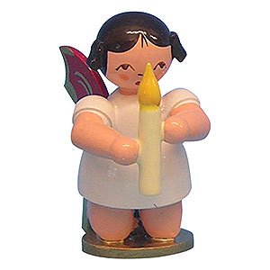 Angels Other Angels Angel with Torch - Red Wings - Kneeling - 6 cm / 2,3 inch
