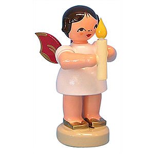 Angels Other Angels Angel with Torch - Red Wings - Standing - 6 cm / 2,3 inch