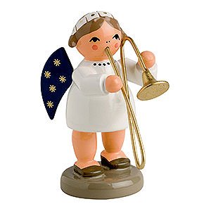 Angels Orchestra of Angels (KWO) Angel with Trombone - 5 cm / 2 inch