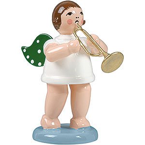 Angels Orchestra (Ellmann) Angel without Crown with Jazz Trumpet - 6,5 cm / 2.5 inch