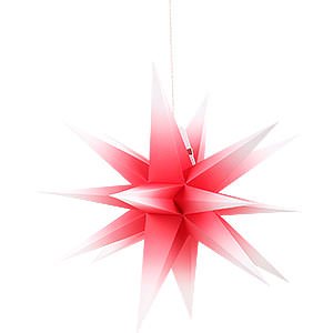 Advent Stars and Moravian Christmas Stars Annaberg Folded Stars Annaberg Folded Star for Indoor Red-White - 35 cm / 13.8 inch