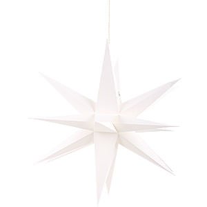 Advent Stars and Moravian Christmas Stars Annaberg Folded Stars Annaberg Folded Star for Indoor White - 35 cm / 13.8 inch
