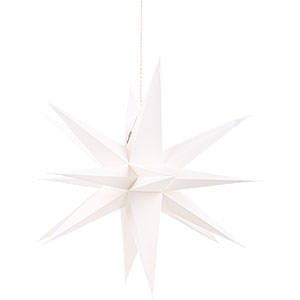 Advent Stars and Moravian Christmas Stars Annaberg Folded Stars Annaberg Folded Star for Indoor White - 58 cm / 22.8 inch