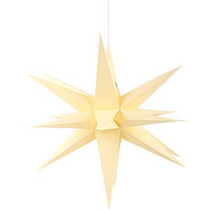 Advent Stars and Moravian Christmas Stars Annaberg Folded Stars Annaberg Folded Star for Indoor Yellow - 70 cm / 27.6 inch