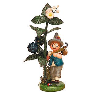 Small Figures & Ornaments Hubrig Autumn Kids Autumn Child Blackberry - 13 cm / 5 inch