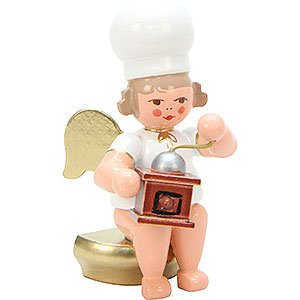 Angels Baker Angels (Ulbricht) Baker Angel with Coffeemill - 7,5 cm / 3 inch