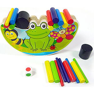 Wooden Toys Construction games Balance Game Frog - 12 cm / 4.7 inch
