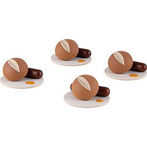 Small Figures & Ornaments Numanns Wicht Barbecue place settings - Set of 4 - 1,8 cm / 0.7 inch