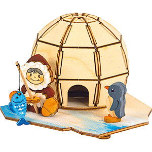 Ruchermnner Alle Ruchermnner Bastelset Rauchhaus Iglu - 9 cm