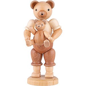 Small Figures & Ornaments Müller Kleinkunst Bears Bear Father with Child - 10 cm / 4 inch