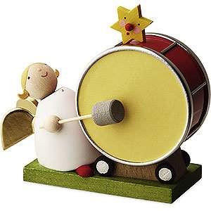 Angels Reichel Big Band Big Band Guardian Angel with Large Drum - 3,5 cm / 1.3 inch