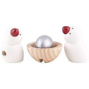 Small Figures & Ornaments Näumanns Wicht Birds and Nest with Egg - 3 cm / 1 inch