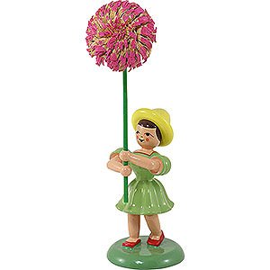 Kleine Figuren & Miniaturen Blumenkinder Blumenkind Chrysantheme, farbig - 12 cm
