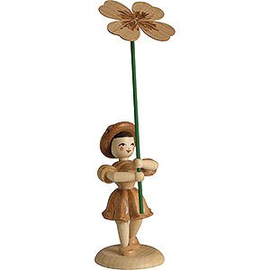 Kleine Figuren & Miniaturen Blumenkinder Blumenkind Klee, natur - 12 cm