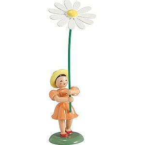 Kleine Figuren & Miniaturen Blumenkinder Blumenkind Margerite, farbig - 12 cm