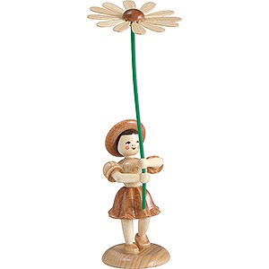 Kleine Figuren & Miniaturen Blumenkinder Blumenkind Margerite, natur - 12 cm
