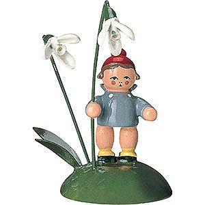 Kleine Figuren & Miniaturen Blumenkinder Blumenkind Mädchen - 6 cm