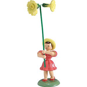 Kleine Figuren & Miniaturen Blumenkinder Blumenkind Primel, farbig - 12 cm