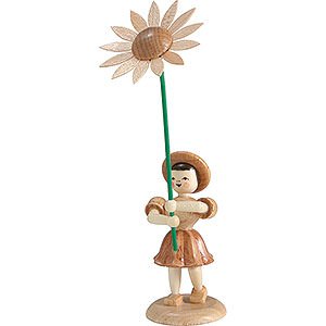 Kleine Figuren & Miniaturen Blumenkinder Blumenkind Sonnenblume, natur - 12 cm