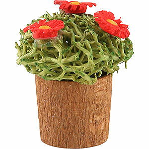Weihnachtsengel Gnter Reichel Dekoration Blumentopf mit Blten - 3 cm