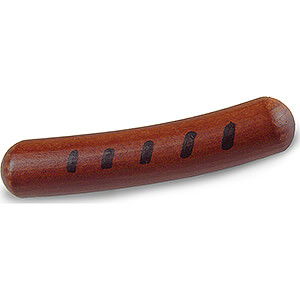 Holzspielzeug Kaufladen Bratwurst - 9,8 cm