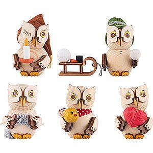 Specials Bundle - 5 pieces Kuhnert Mini Owls