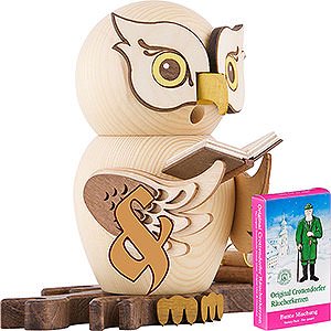 Smokers Animals Bundle - Smoker Owl with Books plus one pack of incense