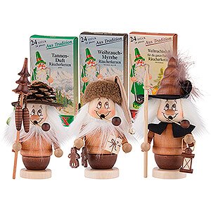 Specials Bundle - Three Ulbricht Mini Gnomes plus three packs of incense