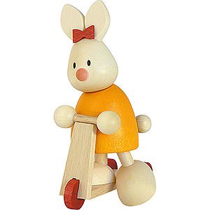 Gift Ideas Easter Bunny Emma on Scooter - 9 cm / 3.5 inch
