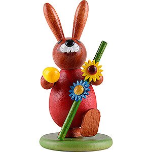 Small Figures & Ornaments Easter World Bunny Wanderer Red - 9 cm / 3.5 inch