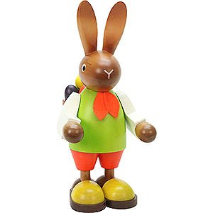 Small Figures & Ornaments Easter World Bunny (male) with Eggs in Basket - 22,5 cm / 9 inch