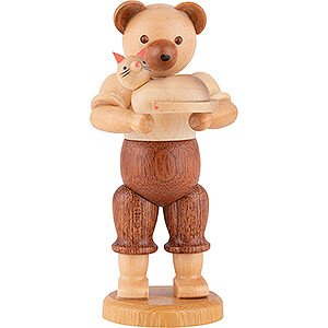 Kleine Figuren & Miniaturen Müller Kleinkunst Bären Bär mit Katze - 10 cm