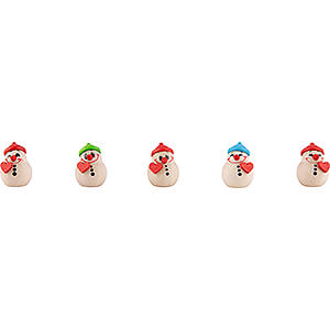 Gift Ideas Valentines Day COOL MAN Mini Heart - 5 pcs. - 4 cm / 1.6 inch