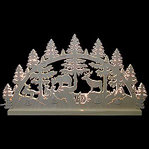 Candle Arches All Candle Arches Candle Arch - Animals in the Forest - 72x40x5.5 cm / 28.4x15.6x2 inch
