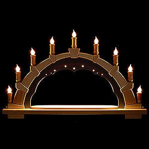 Candle Arches Blank Candle Arches Candle Arch - Anthracite Interior - without Figurines - 66x40 cm / 26x15.7 inch