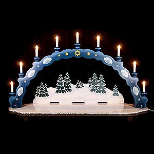 Small Figures & Ornaments Hubrig Winter Kids Candle Arch - Big Size - 95x28x59 cm / 37x11x23 inch