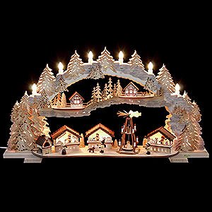 Candle Arches All Candle Arches Candle Arch - Christmas Market - 72x43x13 cm / 28x16x5 inch