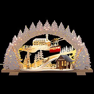 Candle Arches Country & Landscape Candle Arch - Fichtelberg Snowy - 53x31 cm / 20.9x12.2 inch