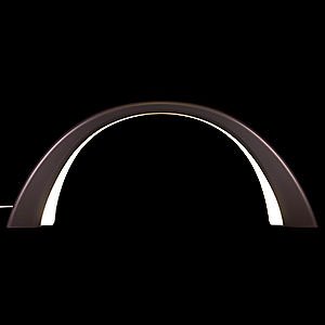 Candle Arches Blank Candle Arches Candle Arch - Linden Tree Anthracite, with Electric Lights - 55x23,5 cm / 2 inch