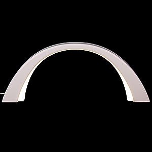 Candle Arches Blank Candle Arches Candle Arch - Linden White, with Electric Lights - 55x23,5 cm / 2 inch