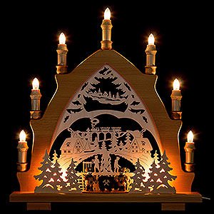 Candle Arches All Candle Arches Candle Arch - Miners Ore Mountains - 43x45 cm / 16.9x17.7 inch