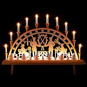 Candle Arches All Candle Arches Candle Arch - Miners with Stars - 67x50 cm / 26.4x19.7 inch