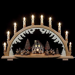 Candle Arches All Candle Arches Candle Arch - Musicians and Forest People - 67x42 cm / 26x17 inch