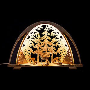 Candle Arches Forest & Animals Candle Arch - NEW LINE - Forest Idyll - 53x31 cm / 20.9x12.2 inch
