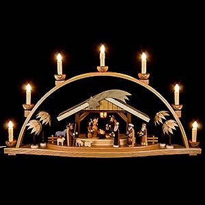 Candle Arches All Candle Arches Candle Arch - Nativity Natural, Electric - 66x36 cm / 26x14 inch